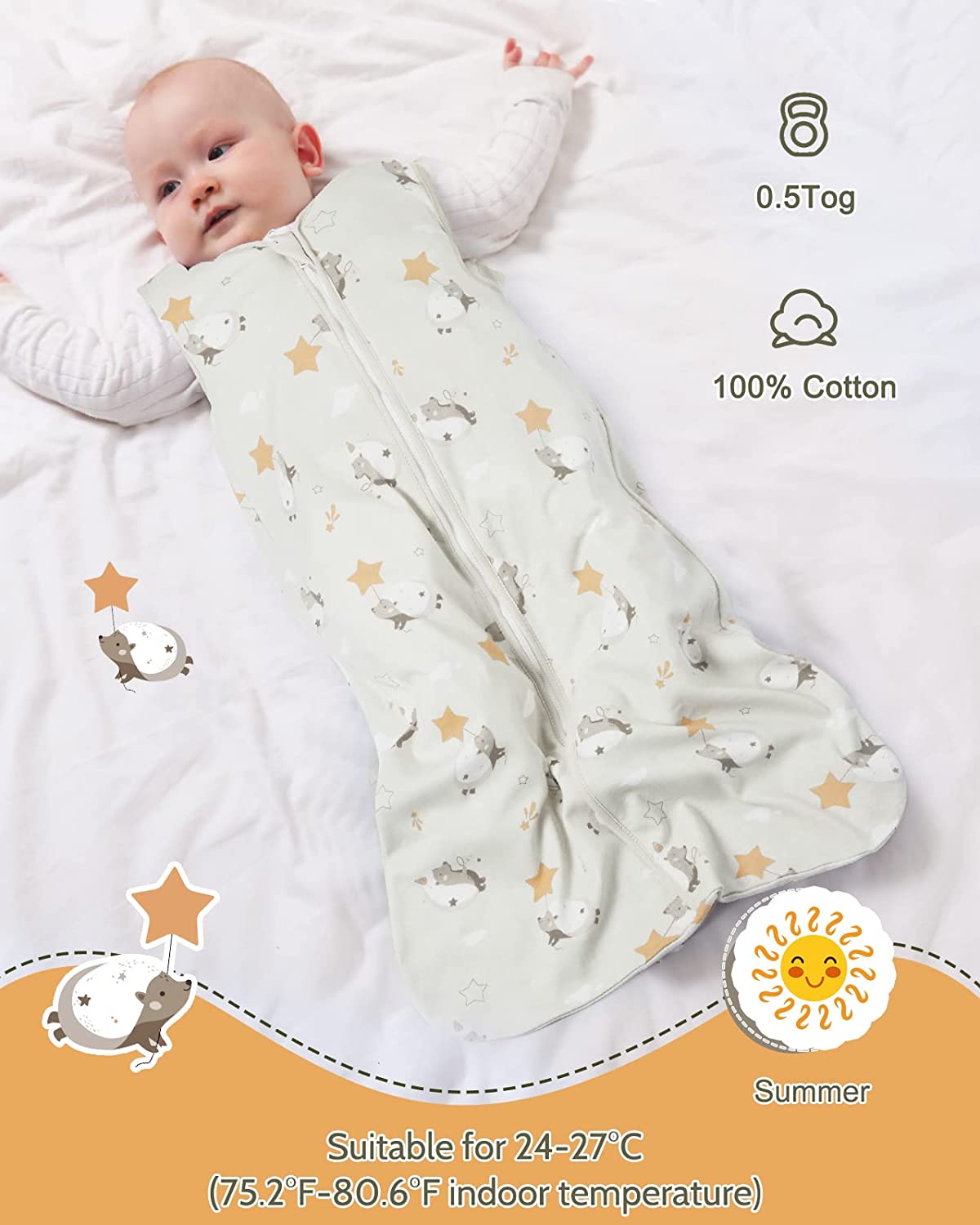 Baby Sleep Bag 0.5 TOG