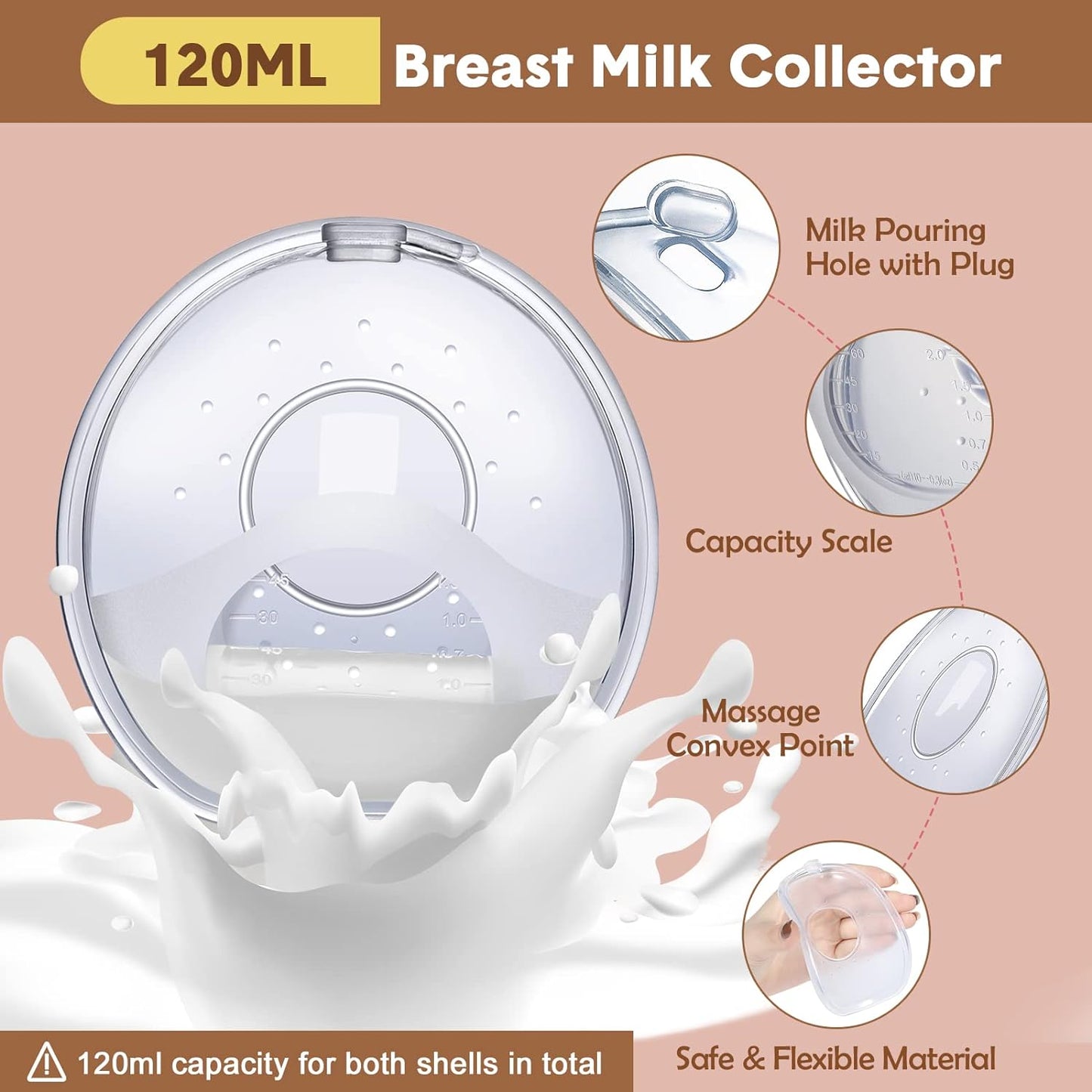 Breast Shell Breastmilk Collector-Breastfeeding
