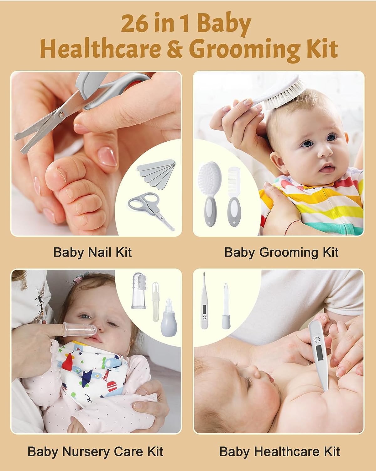 Baby Healthcare and Grooming Kit