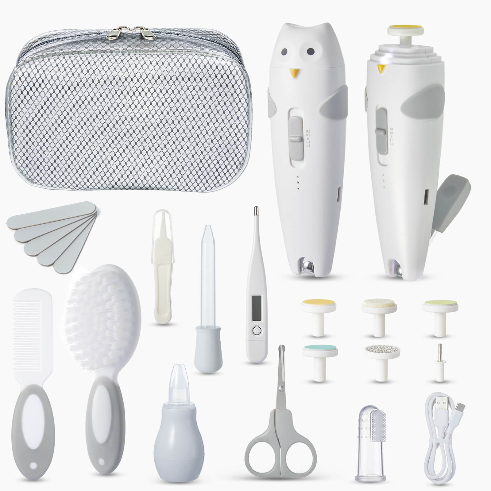 Baby Healthcare Grooming Kit Health Safety Care Set Baby Nursery With Toothbrush Nail Clipper File